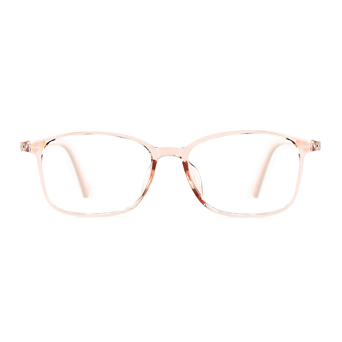 Astrea Peach Transparent silmälasikehykset