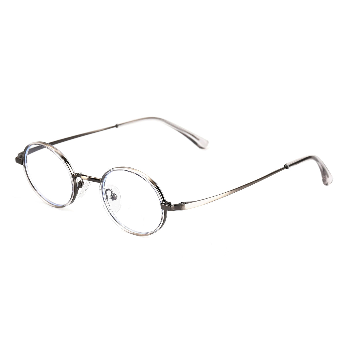 Calliope Transparent Gunmetal silmälasikehykset