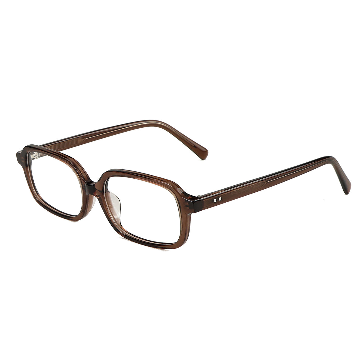 Evander Transparent Brownish silmälasikehykset