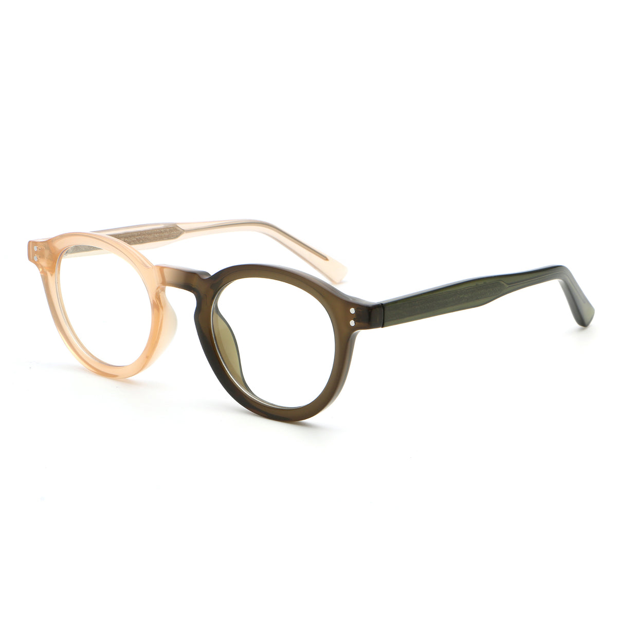 Ione Pink Olive silmälasikehykset