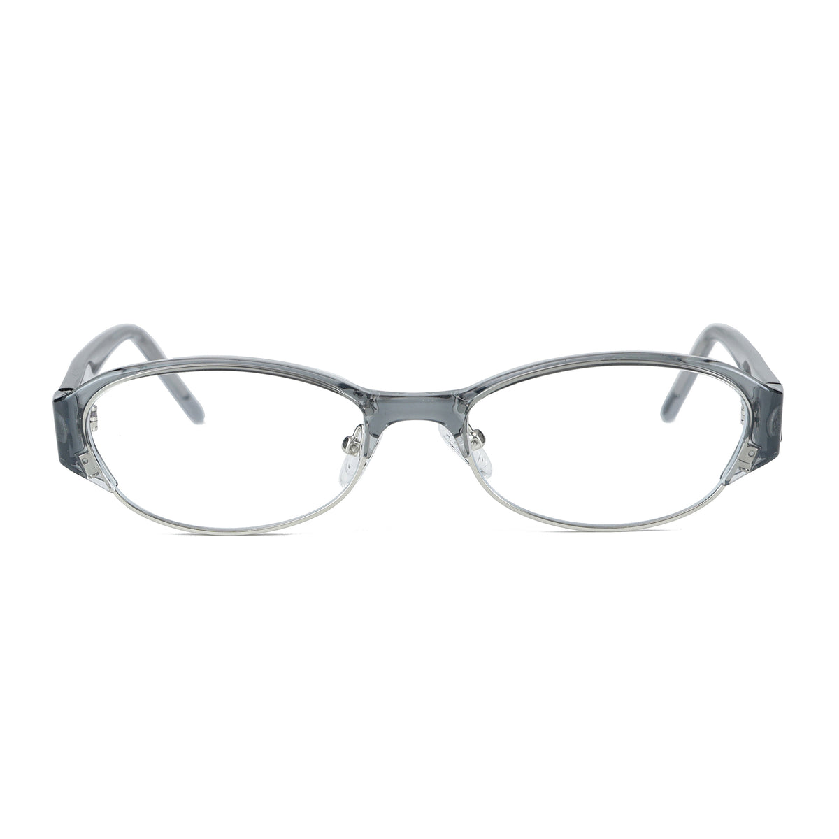 Lyssa Transparent Gray Silver silmälasikehykset