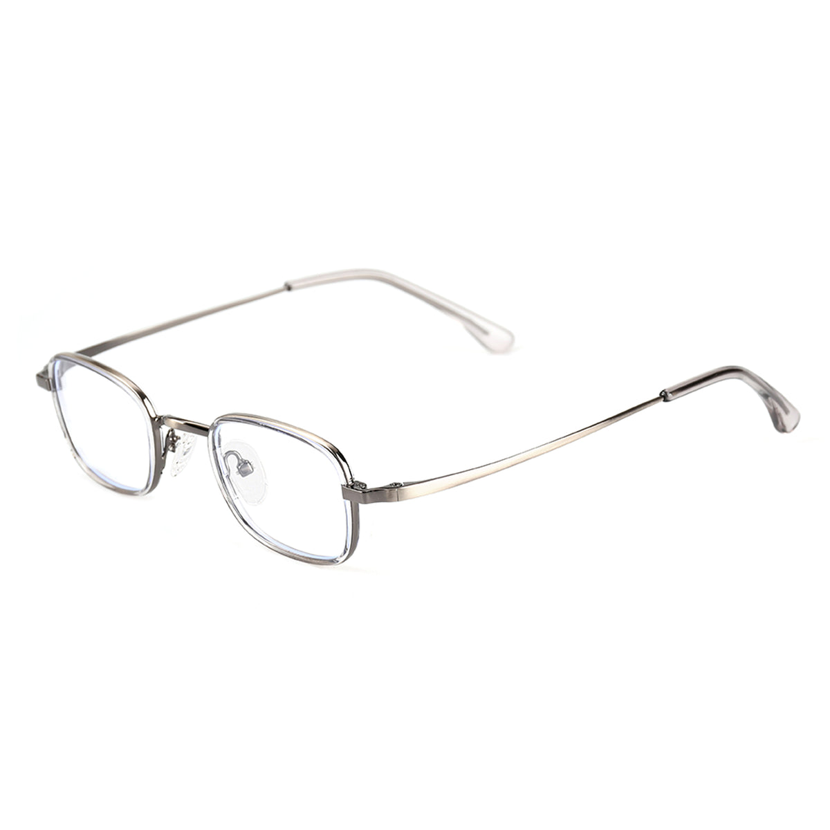 Minerva Transparent Gunmetal silmälasikehykset