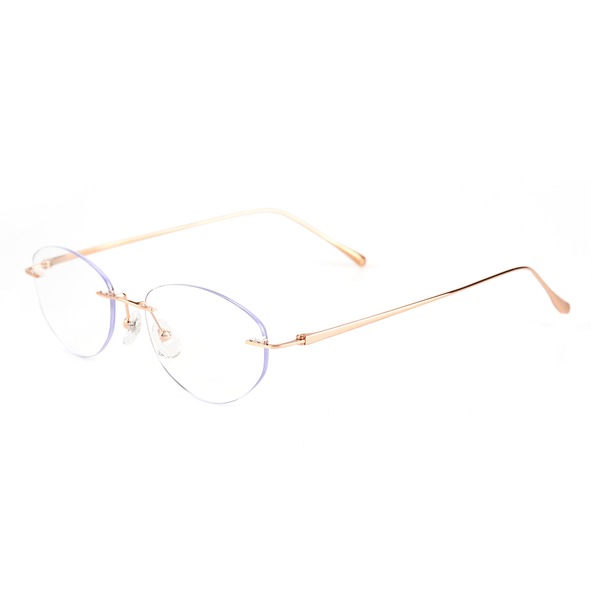 Naia Rose Gold silmälasikehykset