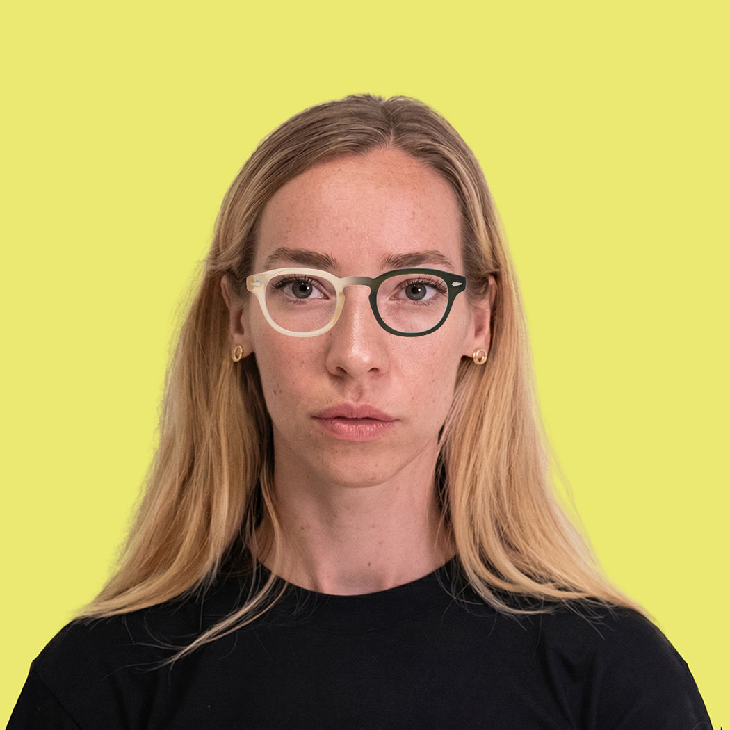 Nunki Pink Olive silmälasikehykset