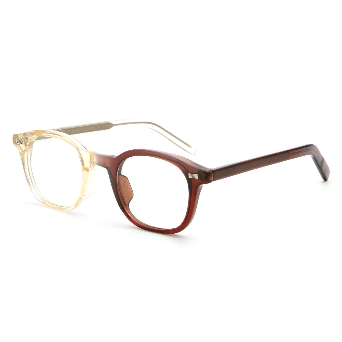 Sadr Yellow Brown silmälasikehykset