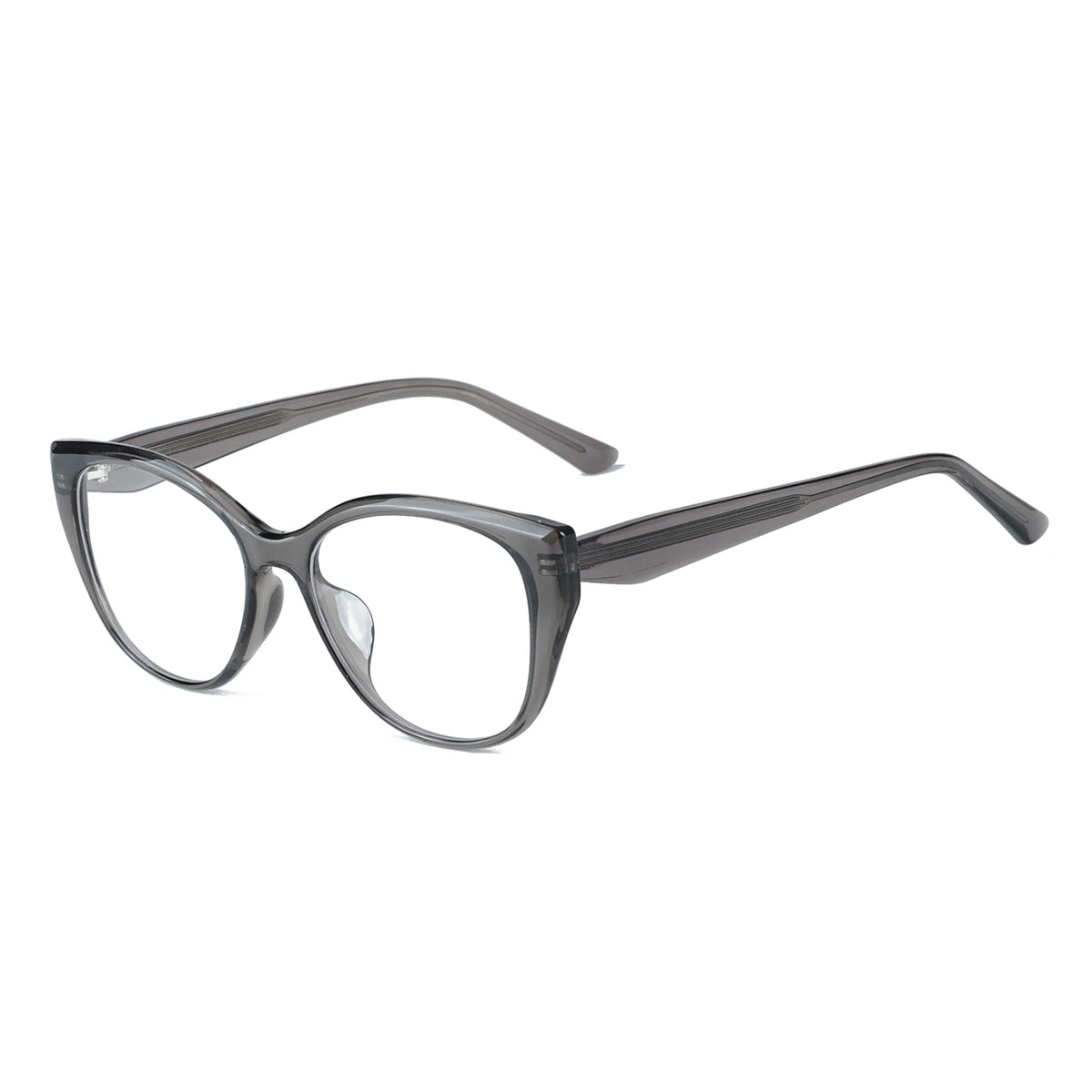 Theia Transparent Coffee Gray silmälasikehykset